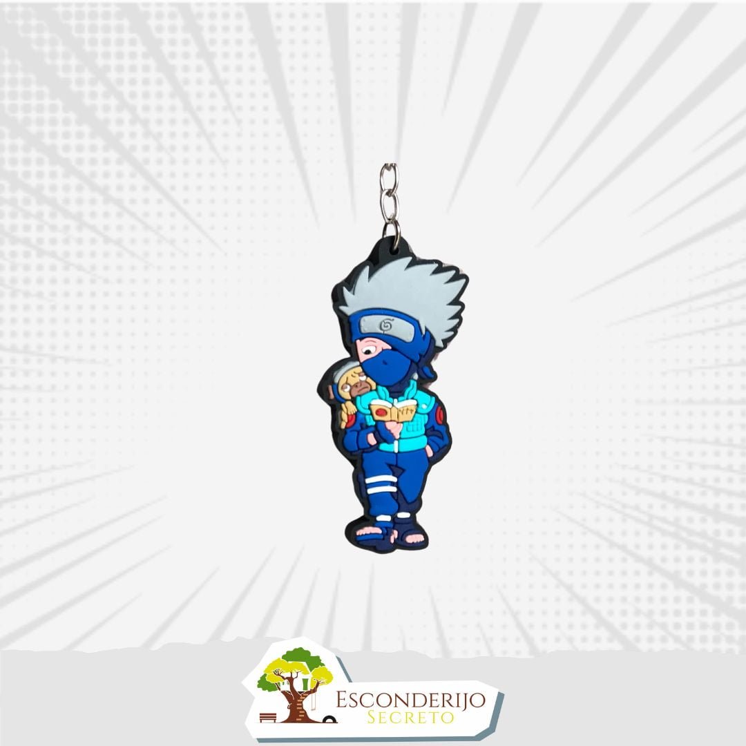 Chaveiro Emborrachado - Animes - Naruto - Kakashi