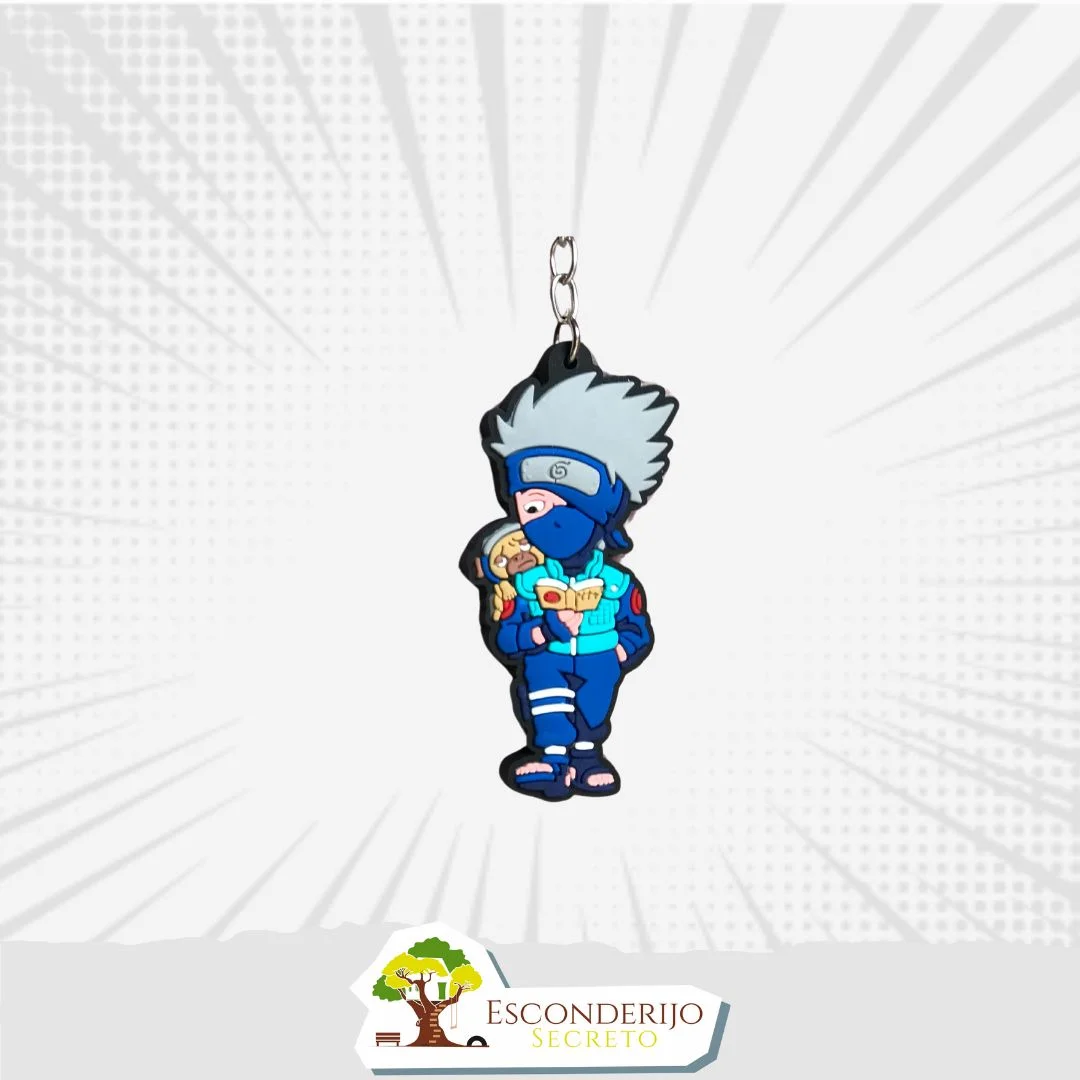 Chaveiro Emborrachado - Animes - Naruto - Kakashi