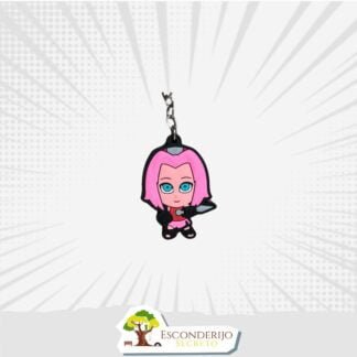 Chaveiro Emborrachado - Animes - Naruto - Sakura