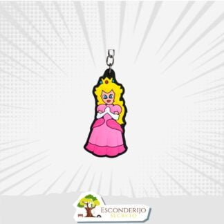 Chaveiro Emborrachado - Games - Super Mario - Princesa Peach