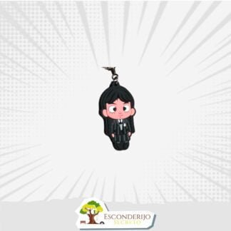 Chaveiro Emborrachado - Hype&+ - Addams - Wandinha