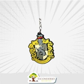 Chaveiro Emborrachado - Hype&+ - HP - Brasão Lufa-Lufa