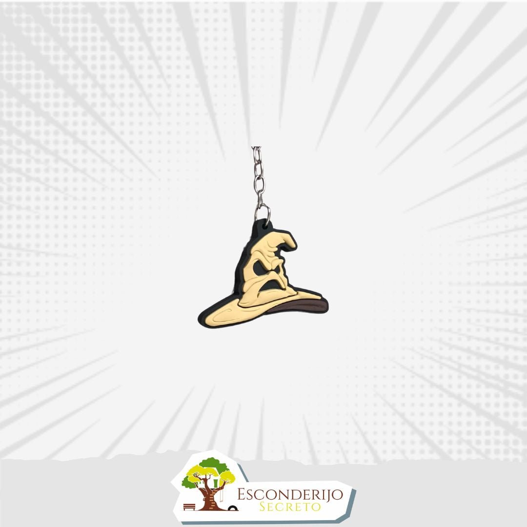 Chaveiro Emborrachado - Hype&+ - HP - Chapéu Seletor