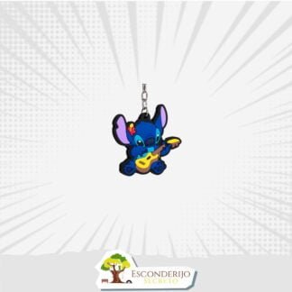 Chaveiro Emborrachado - Hype&+ - Stitch - Elvis