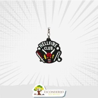 Chaveiro Emborrachado - Hype&+ - Stranger Things - Hellfire Club