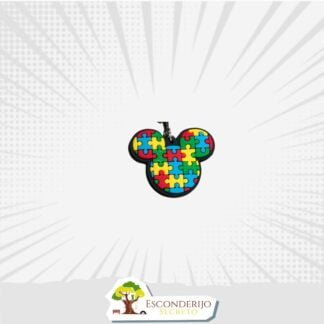 Chaveiro Emborrachado - Lifestyle - Autismo - Mickey