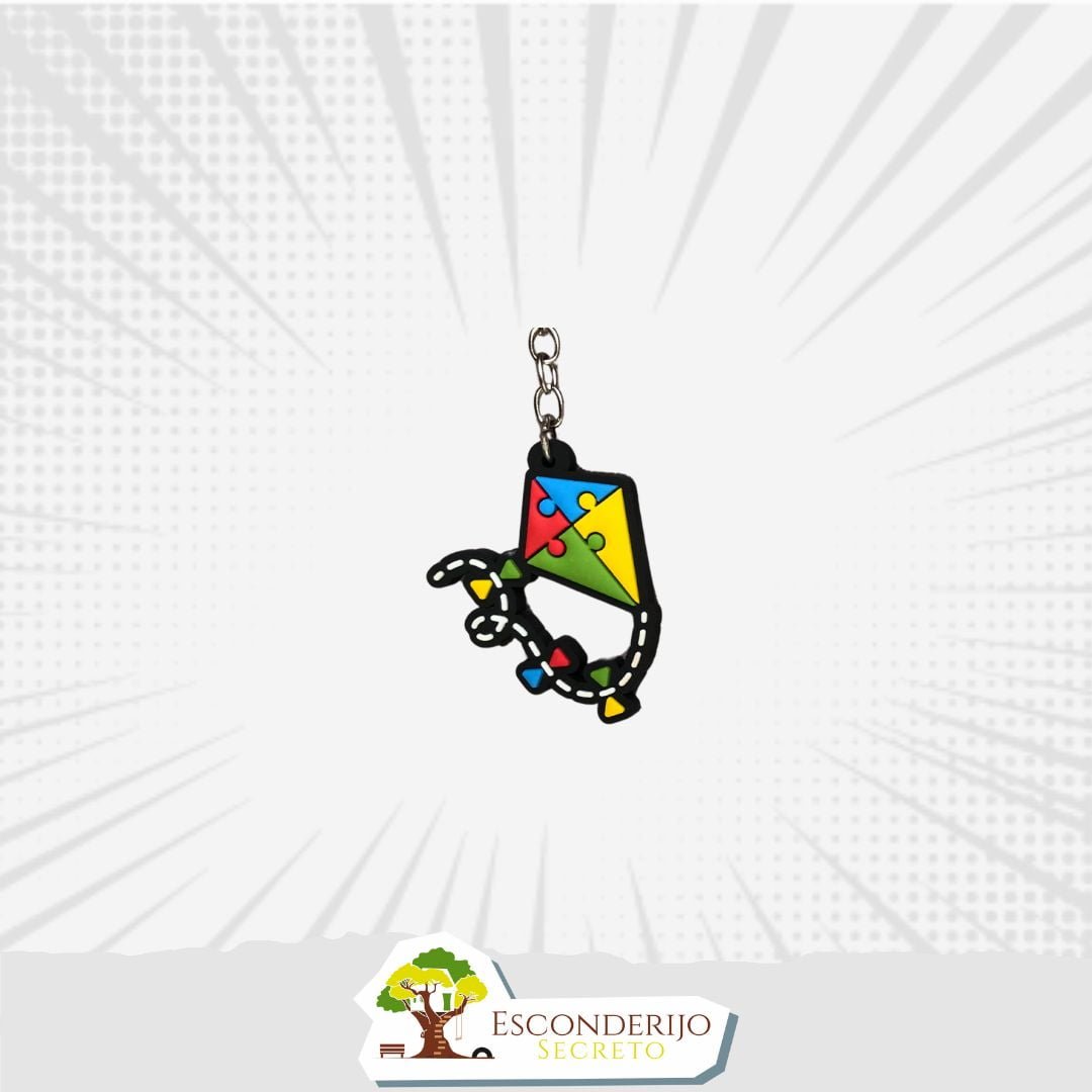 Chaveiro Emborrachado - Lifestyle - Autismo - Pipa