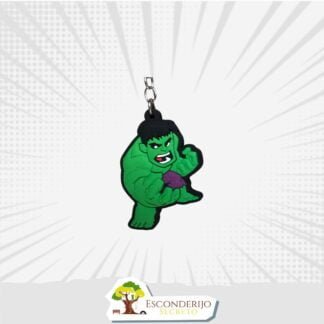 Chaveiro Emborrachado - Marvel&DC - Hulk