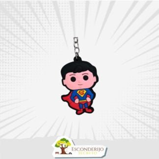 Chaveiro Emborrachado - Marvel&DC - Super Man