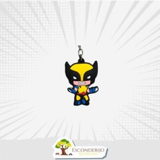 Chaveiro Emborrachado - Marvel&DC - Wolverine