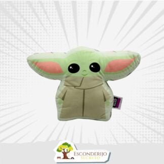 Almofada Formato Fibra Baby Yoda (Grogu)