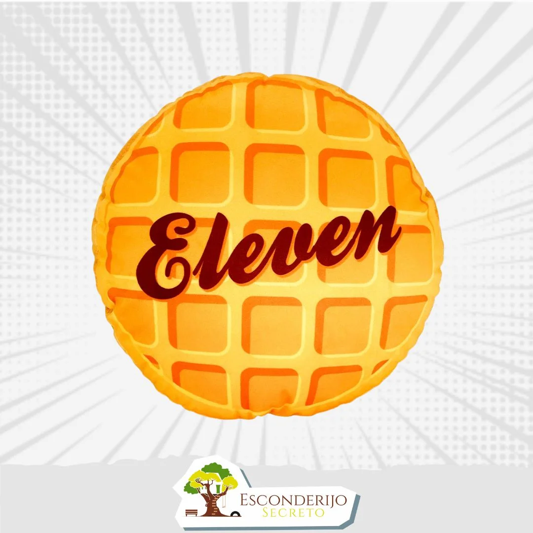 Almofada Formato Fibra Redonda Stranger Things Eleven