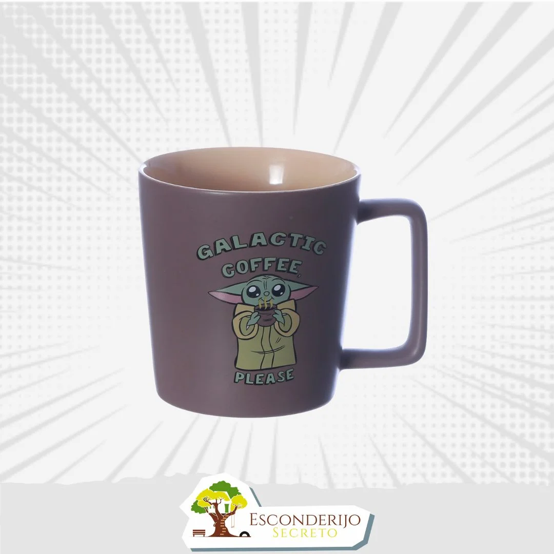 Caneca Buck 400ml Star Wars Baby Yoda (Grogu) Coffee
