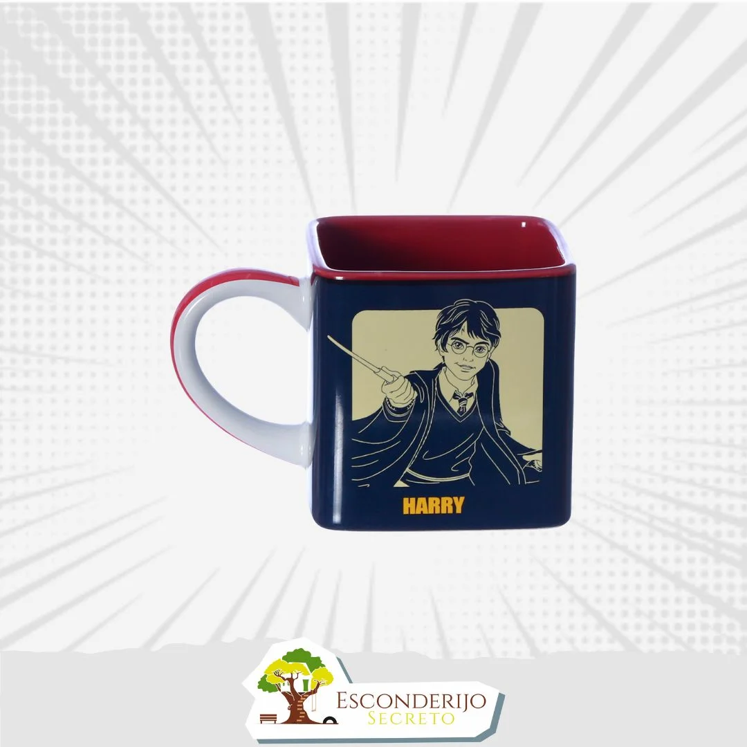 Caneca Cubo Harry Potter 300ml Harry, Ron, Hermione