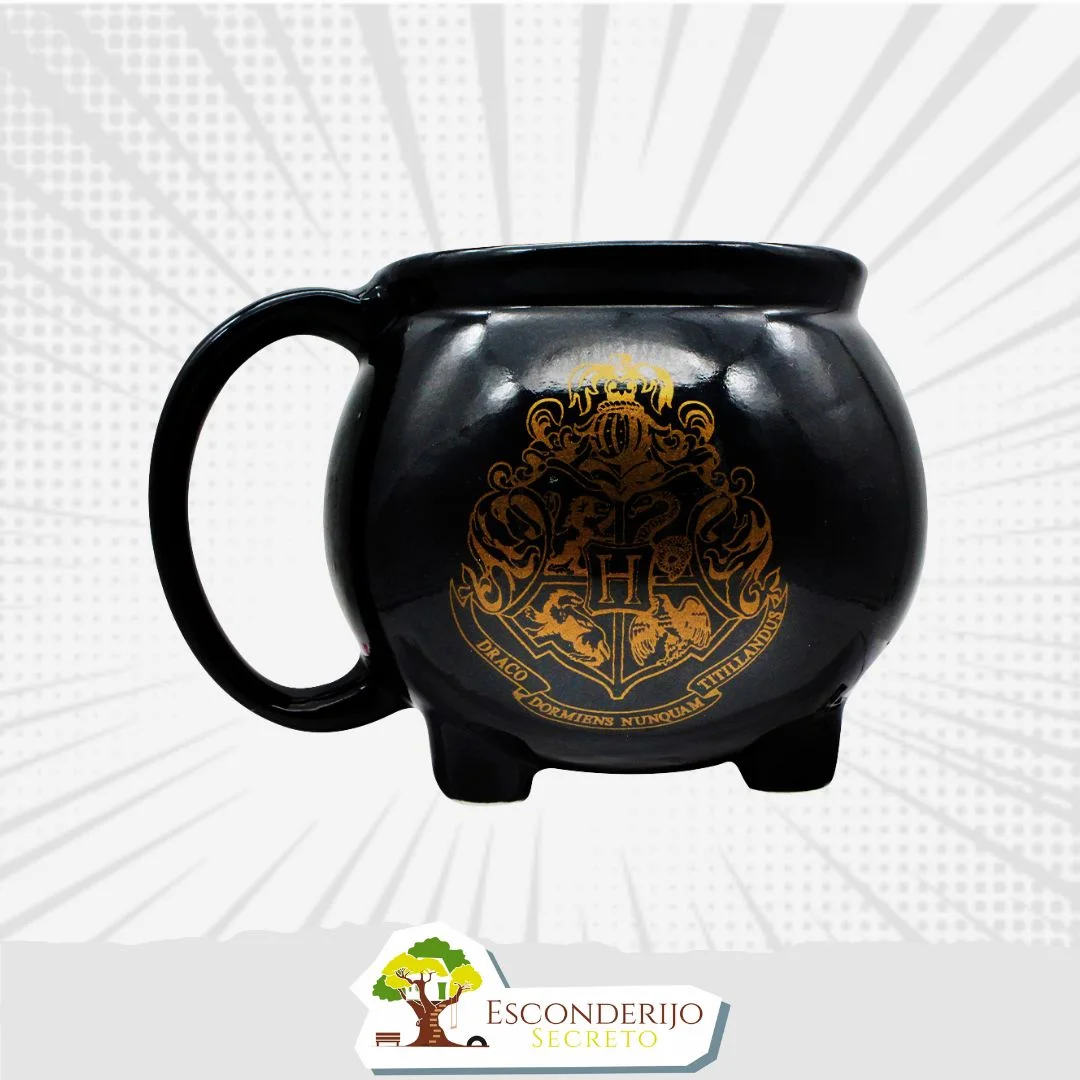 Caneca Formato 3D 500ml Caldeirão Hogwarts