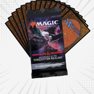 Magic The Gathering Booster de Draft de Dungeons & Dragons Adventures in The Forgotten Realms (15 cards de Magic)