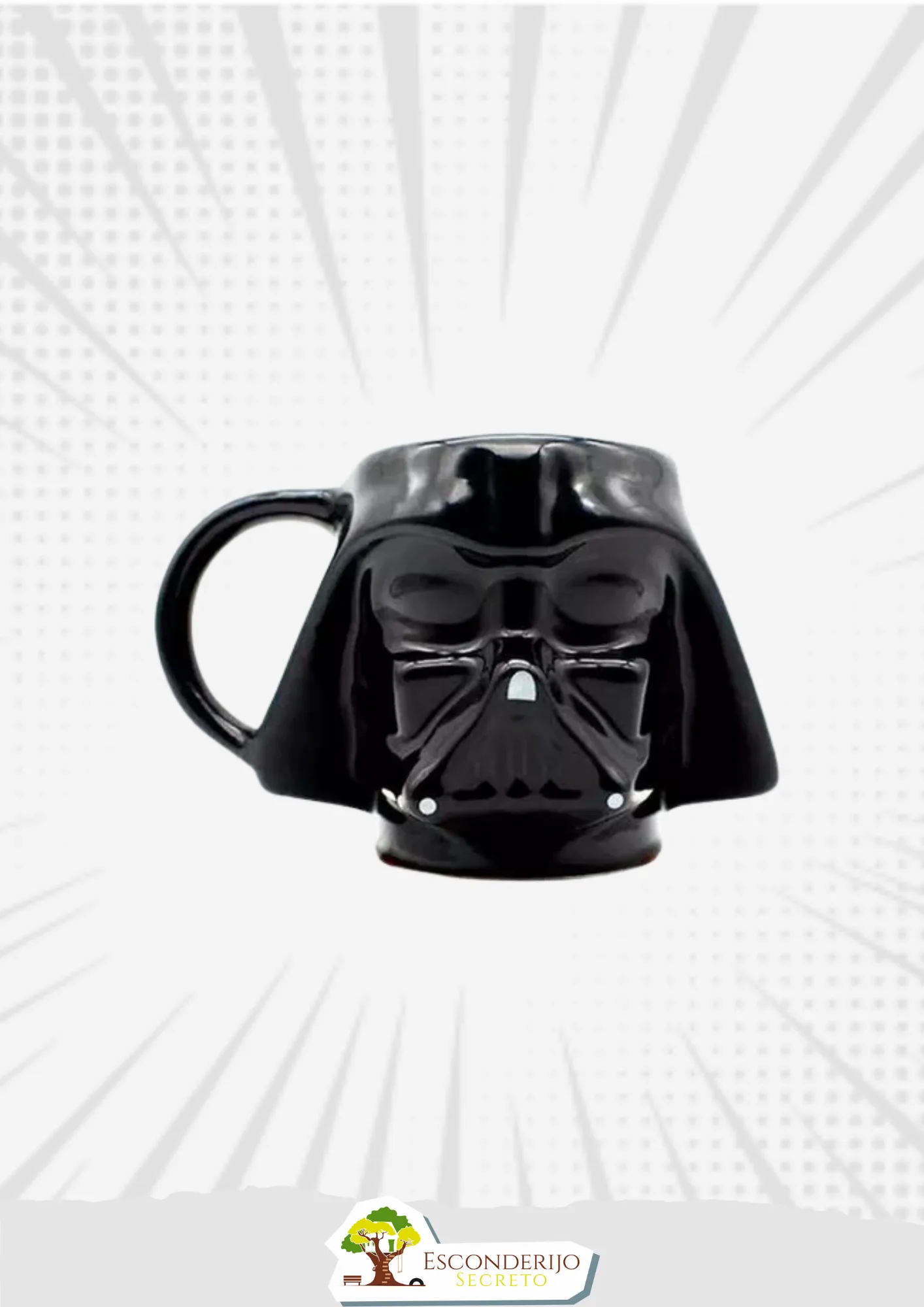 Caneca Star Wars 3D Darth Vader Zona Criativa Disney Oficial