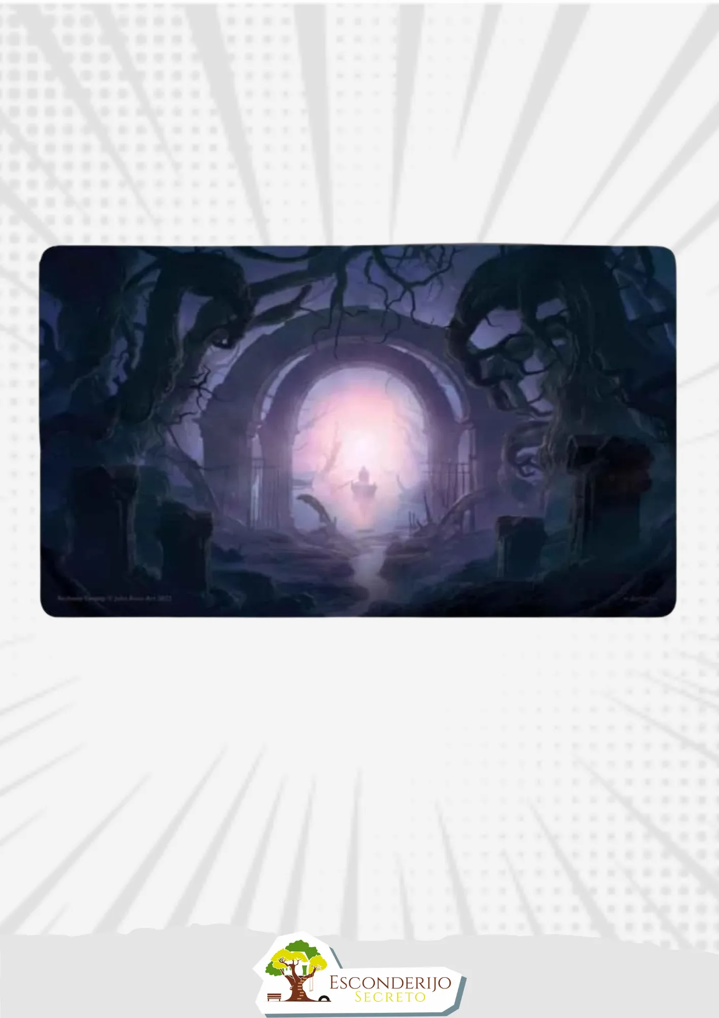 Playmat Central Archway Swamp John Avon - Preto