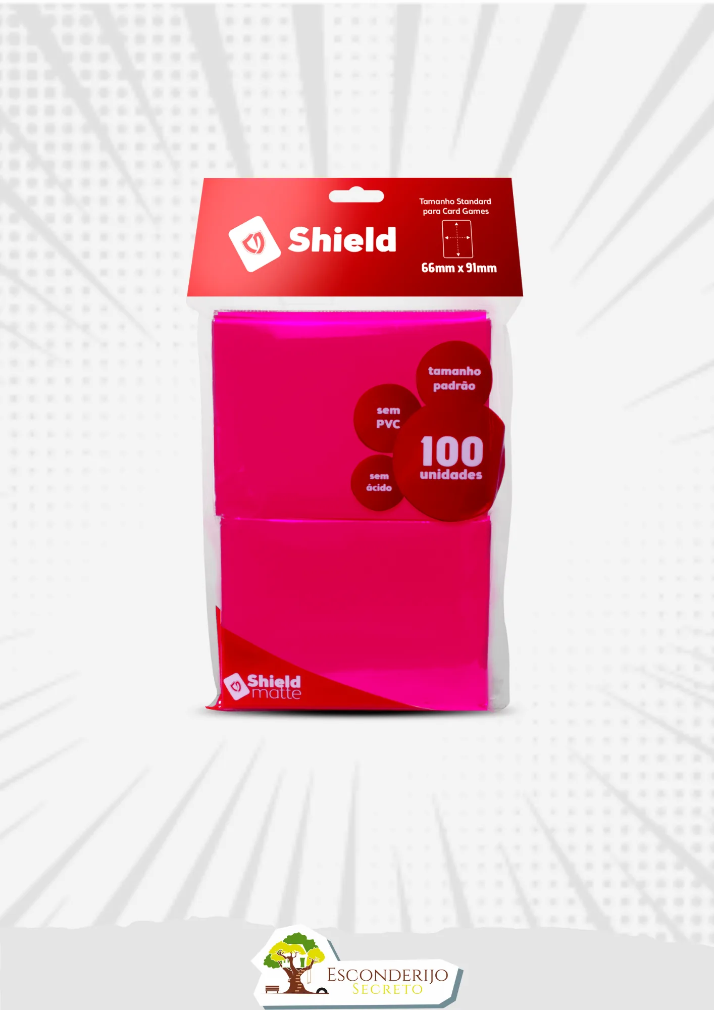 Central - Shield Matte Rosa Choque