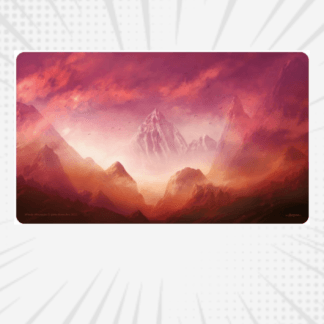 Playmat Central Windy Mountain John Avon - Vermelho