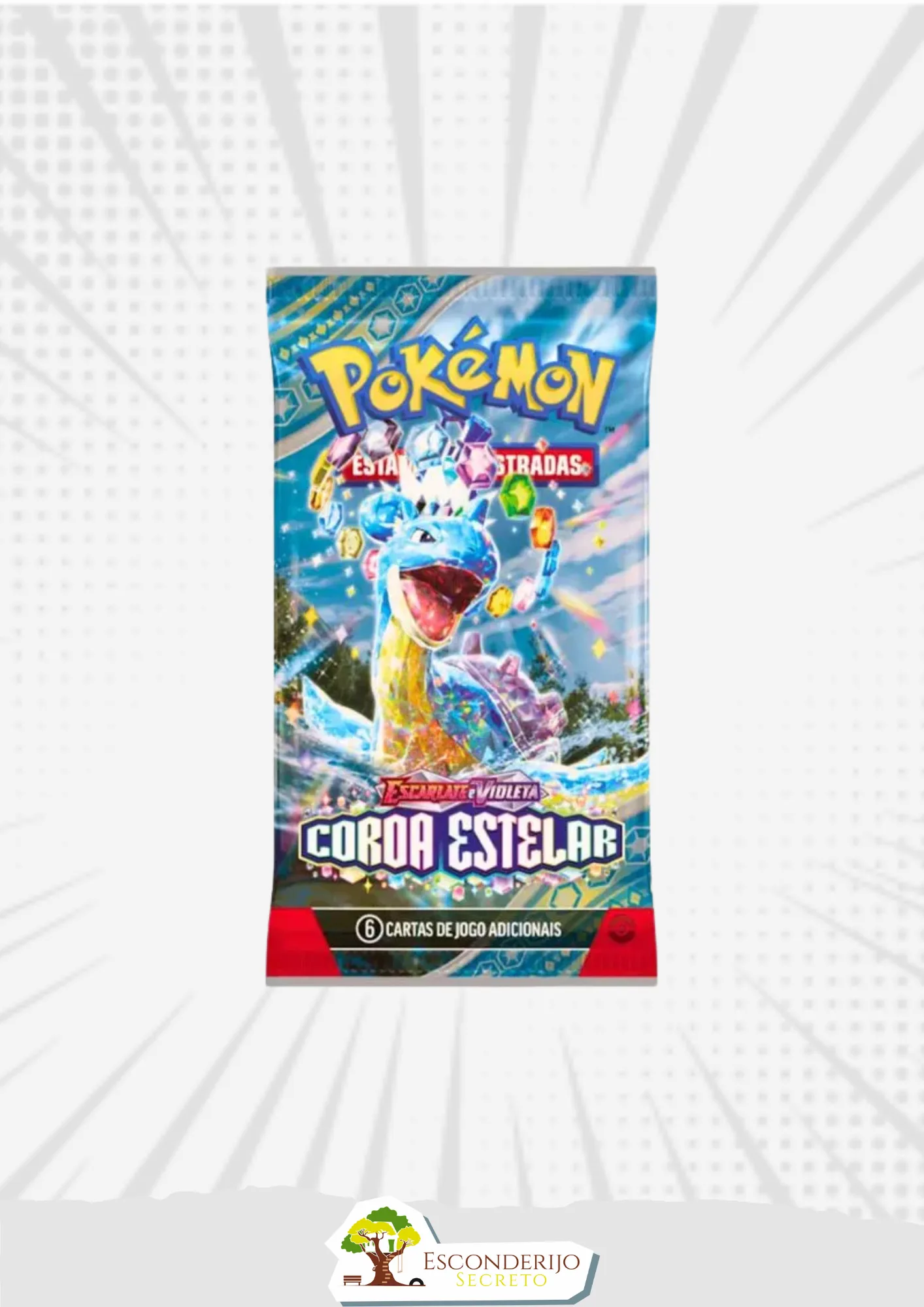 Pokémon TCG Booster Escarlate E Violeta 7 Coroa Estelar (01 Booster)