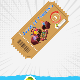 Ticket: Jogos de Tabuleiro na Loja (Passaporte 03 Horas)