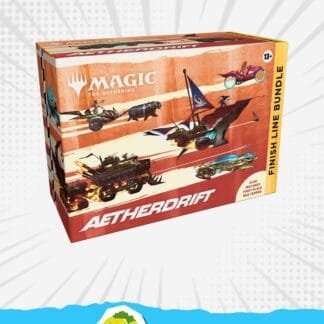 Magic: The Gathering Aetherdrift Finish Line Bundle (Inclui Carta Alt-Art Exclusiva e Acessórios, 2 Collector Boosters, 6 Play Boosters, 20 Terrenos, e Mais)