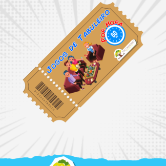 Ticket: Jogos de Tabuleiro na Loja (Por Hora)