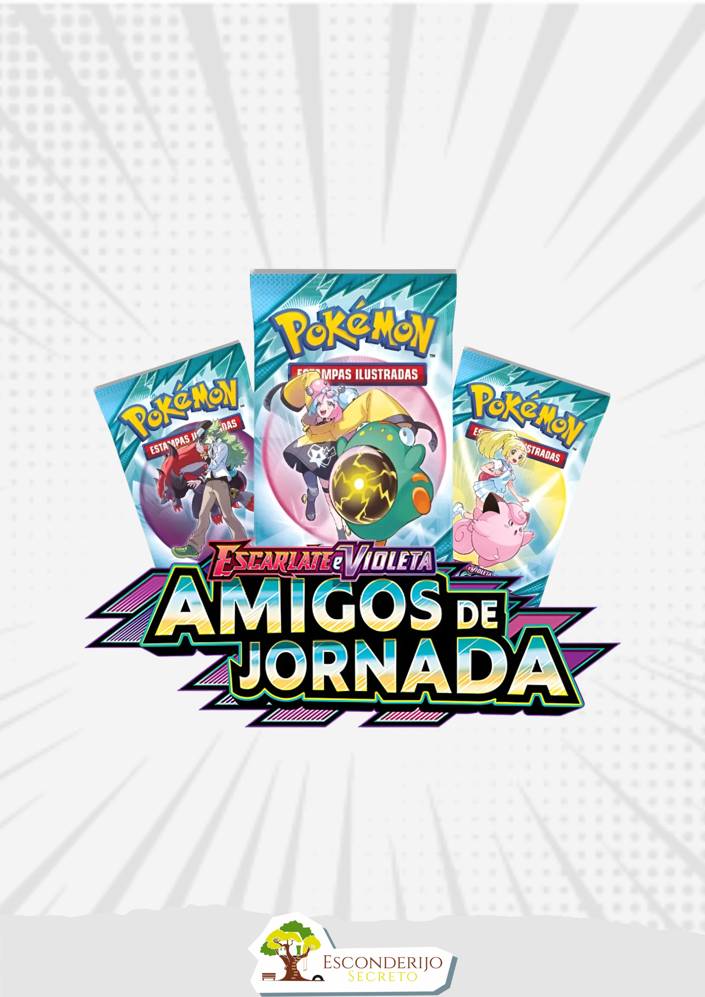Pokémon TCG Booster Escarlate E Violeta Amigos de Jornada (01 Booster)