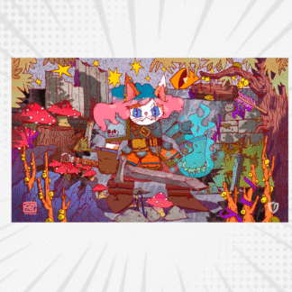 Playmat Central Artist Series – Felidar Piromante